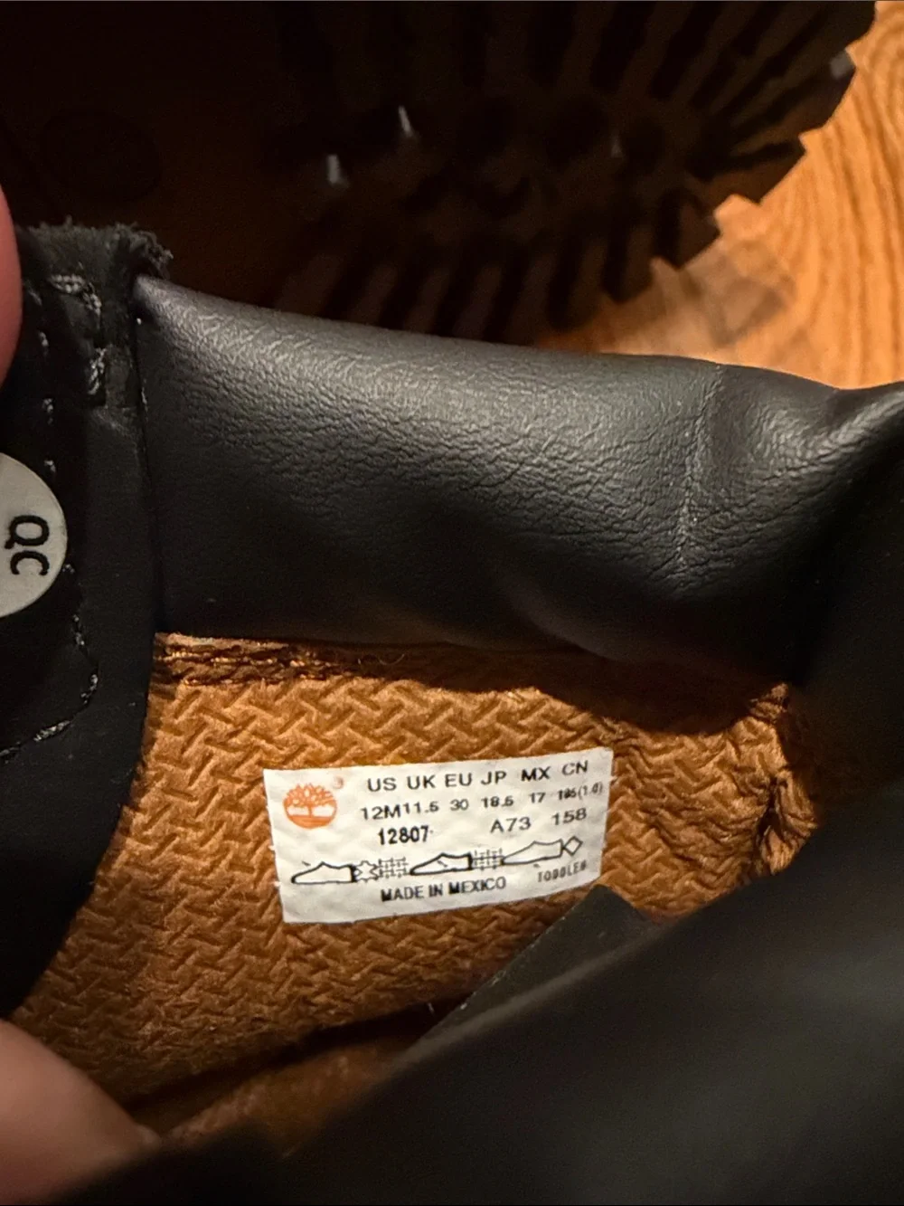 Kid’s Black Timberland Waterproof Boots